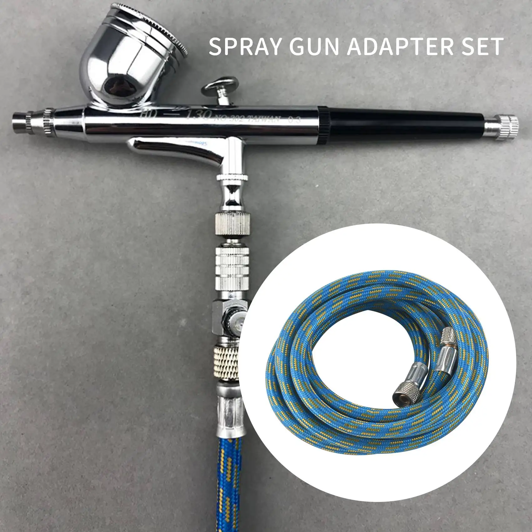 Juego de adaptadores de aerógrafo de 16 piezas, adaptador de aerógrafo, Conector de liberación rápida, herramienta de limpieza por pulverización para compresor de aire