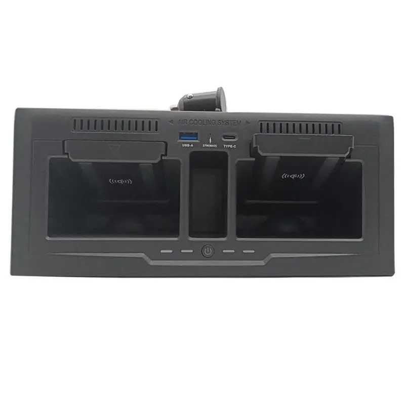 ABHX-15W carro carregador sem fio console central suporte do telefone placa de carregamento para land rover defender 110 130 2020-2022