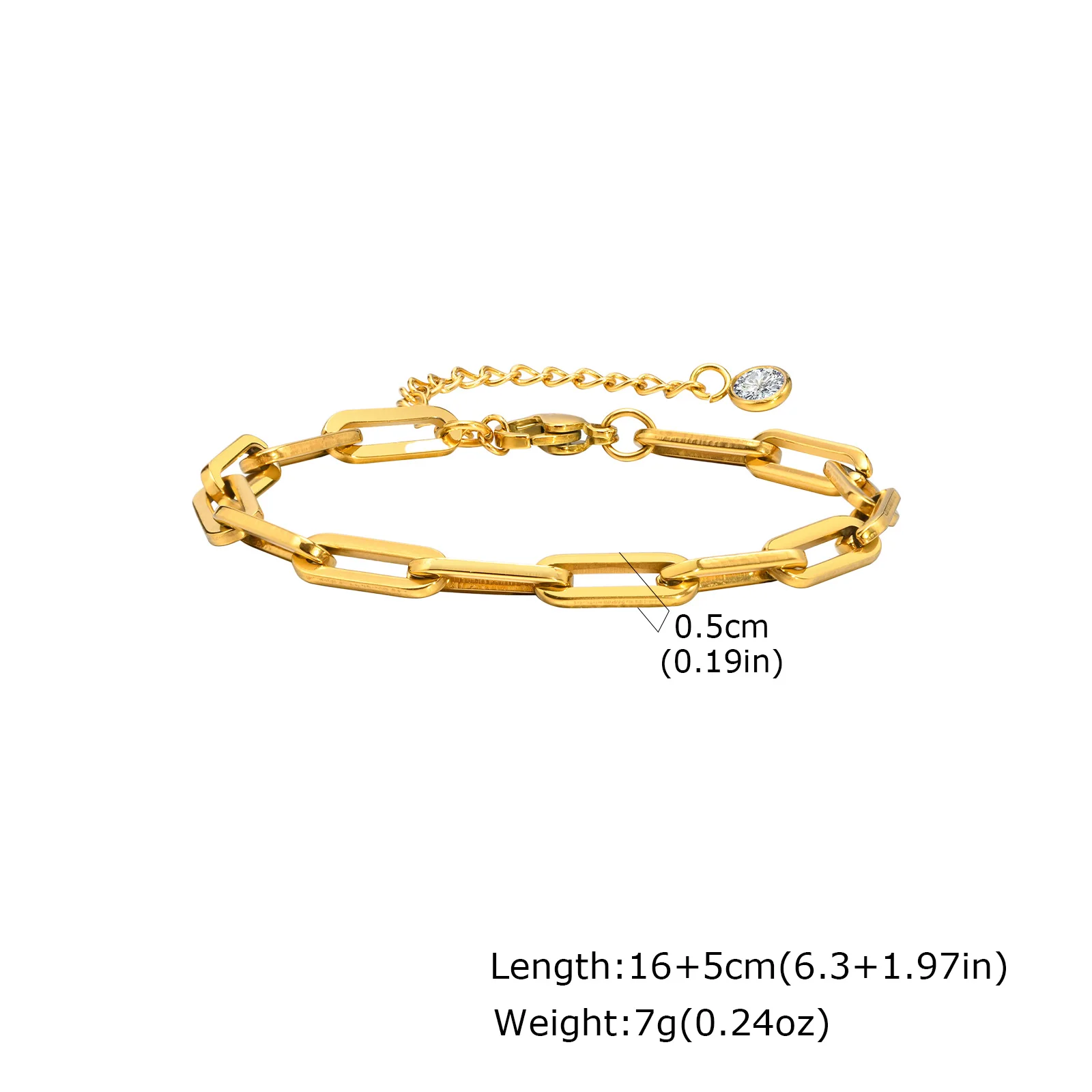 Anlaufbeständiges Edelstahl-Armband, vergoldet, stapelbar für Damen, dünnes Fischgrätenketten-Armband, wasserdichter Schmuck, Geschenk