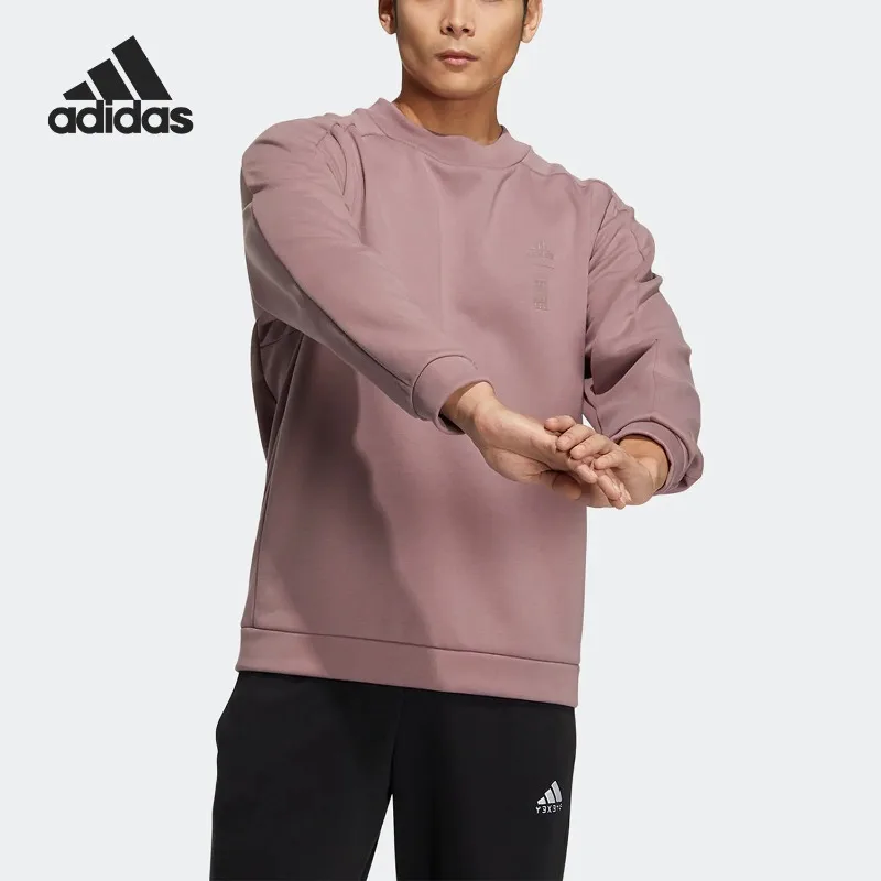 Adidas Winter New Men's Crew Neck Sports Casual Comfortable Pullover Sweater HN8969