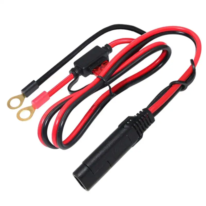 SAE Connector Battery Charger Extension Cable 2-Pin Quick Disconnect Plug Electrical Accessories For Car Motorcycle Tractor RV