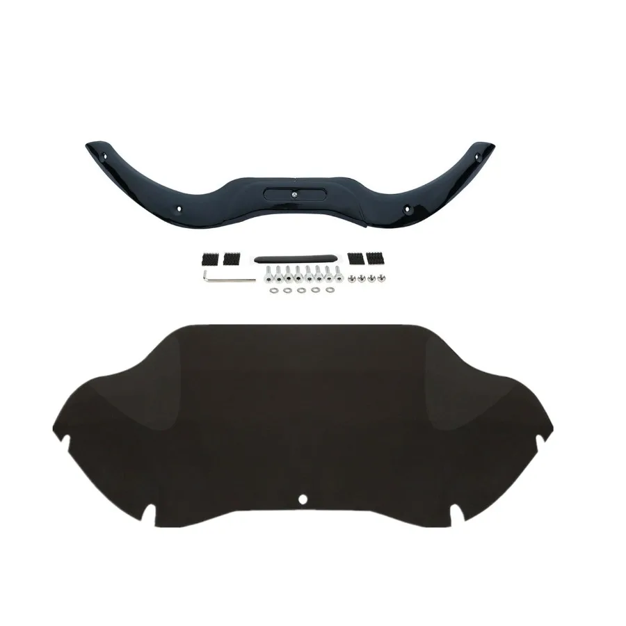 

9.5and#039;and#039; Windshield Windscreen andamp; Trim Fit For Harley Road Glide FLTR FLTRX 2004-13