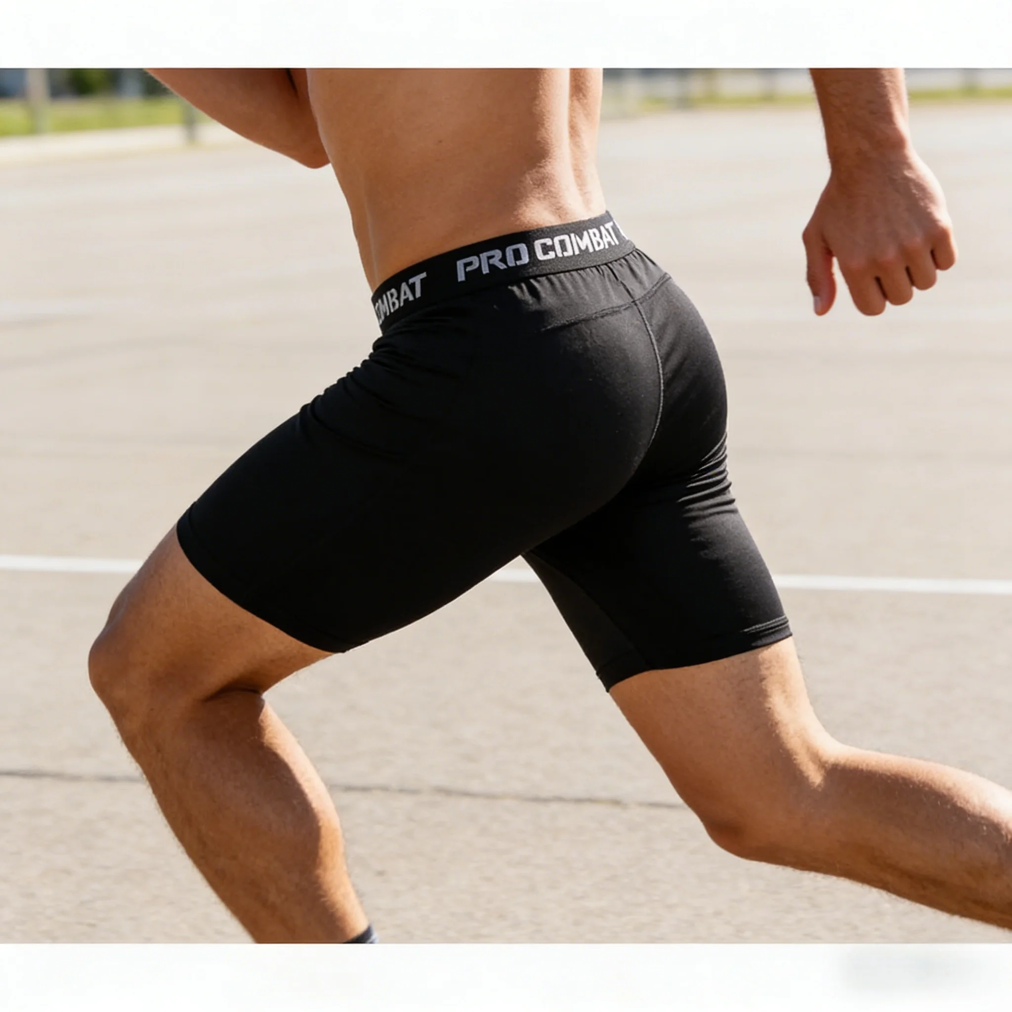 

Men's Fashion Compression Shorts Gym Running Shorts Training Quick-Drying Comfortable Bottoms Hiking Jogging Cycling Shorts