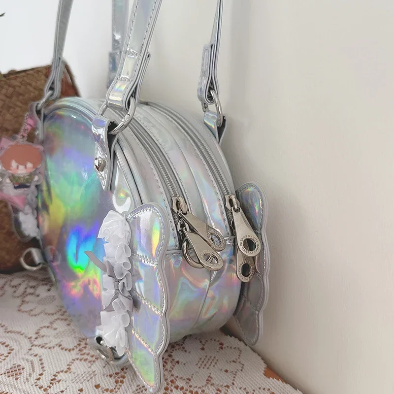 Sweet Candy Bow Ita Bolsos Mujer Lolita Transparent Bag Chain Crossbady Shoulder Bags Original Sac Femme Casual Kawaii Bolsas