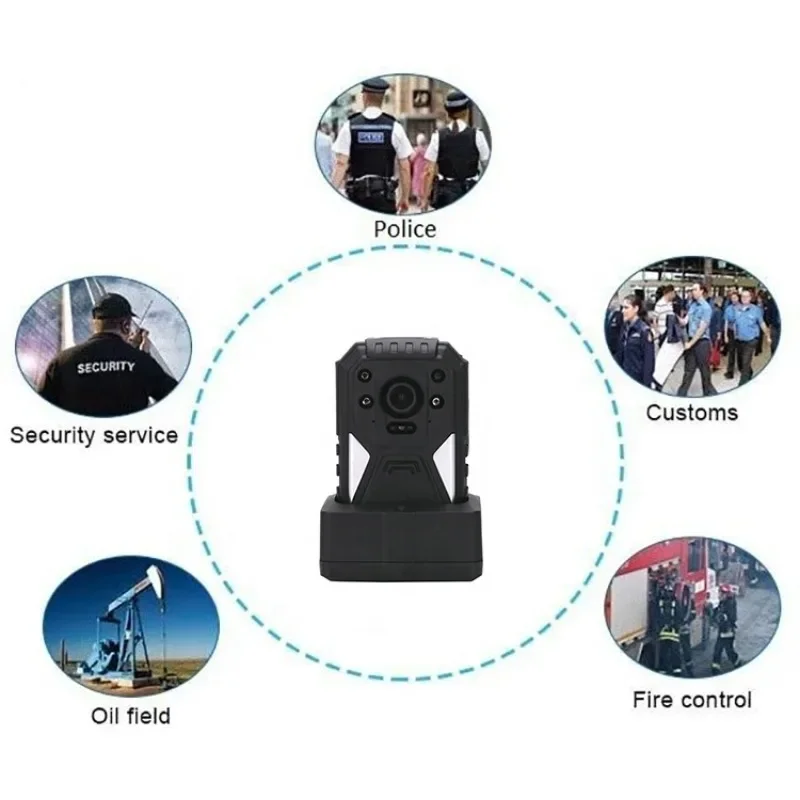 Recoda M505B Mini Security Body สวมใส่กล้อง 140 องศา IR 1600P HD กล้องสวมใส่สําหรับกลางแจ้ง Onvif H.264 การเชื่อมต่อ WiFi