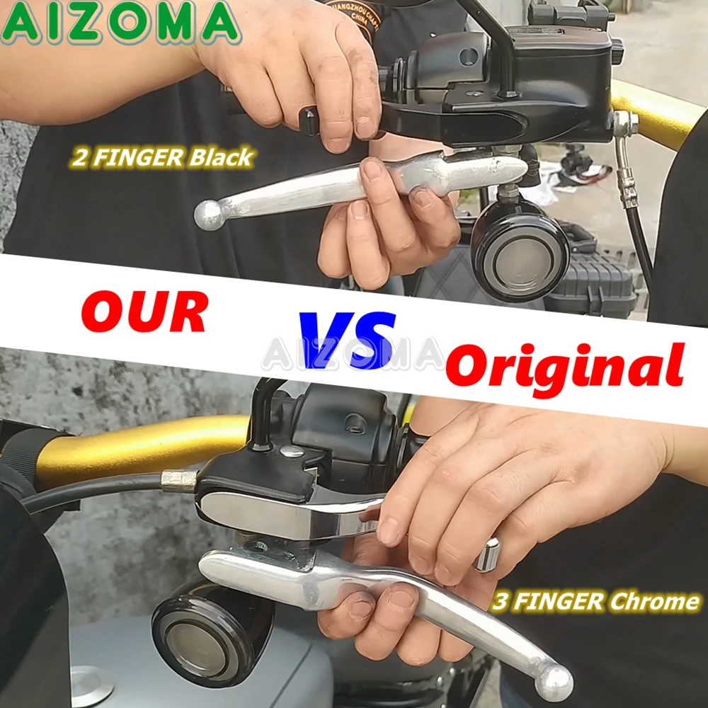 Motorcycle Brake Finger Handle Clutch Levers For Harley Dyna 1996-2017 Street Fat Bob Super Wide Glide Low Rider Switchback FLD