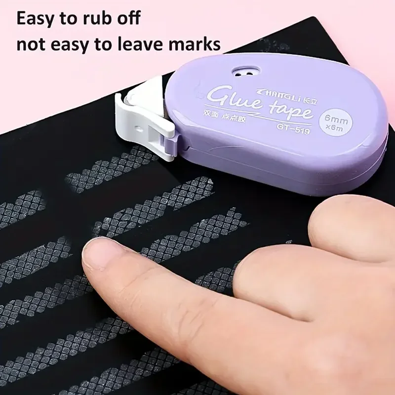 Double Sided Adhesive Dots Glue Tape DIY Scrapbooking Collage Photo Journaling Crafts School Stationery Washi Tape Supplies