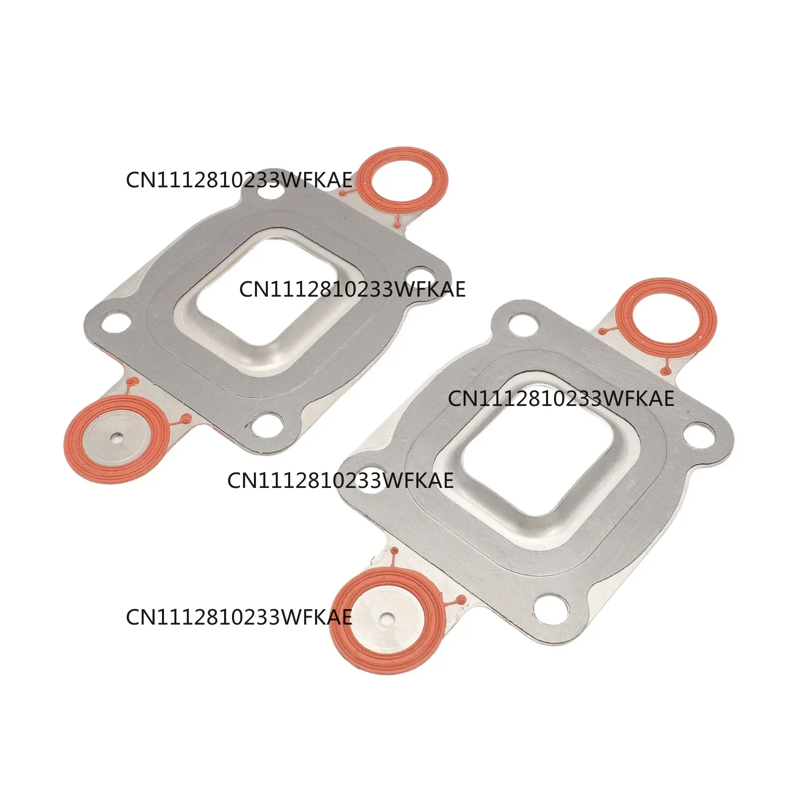 2 PCS Exhaust Manifold Elbow Riser Gasket Dry Joint for MerCruiser 4.3L 5.0L 5.7 L V6 V8 27-864850A02 27-864850A1