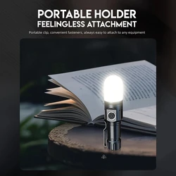 10W High Bright Palm Small Mini Flashlight Type-C Rechargeable Portable Pocket Hiking Camping Fishing Night llighting Lamp Torch