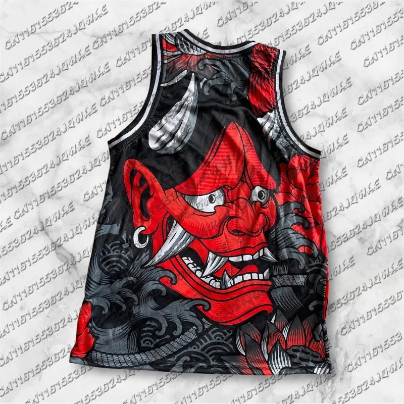 2026 Summer Jujutsu Boxing Sweat Absorbing Graphic Basketball JerseyVest Bodybuilding Sleeveless Shirt Fitness Wear Clothing