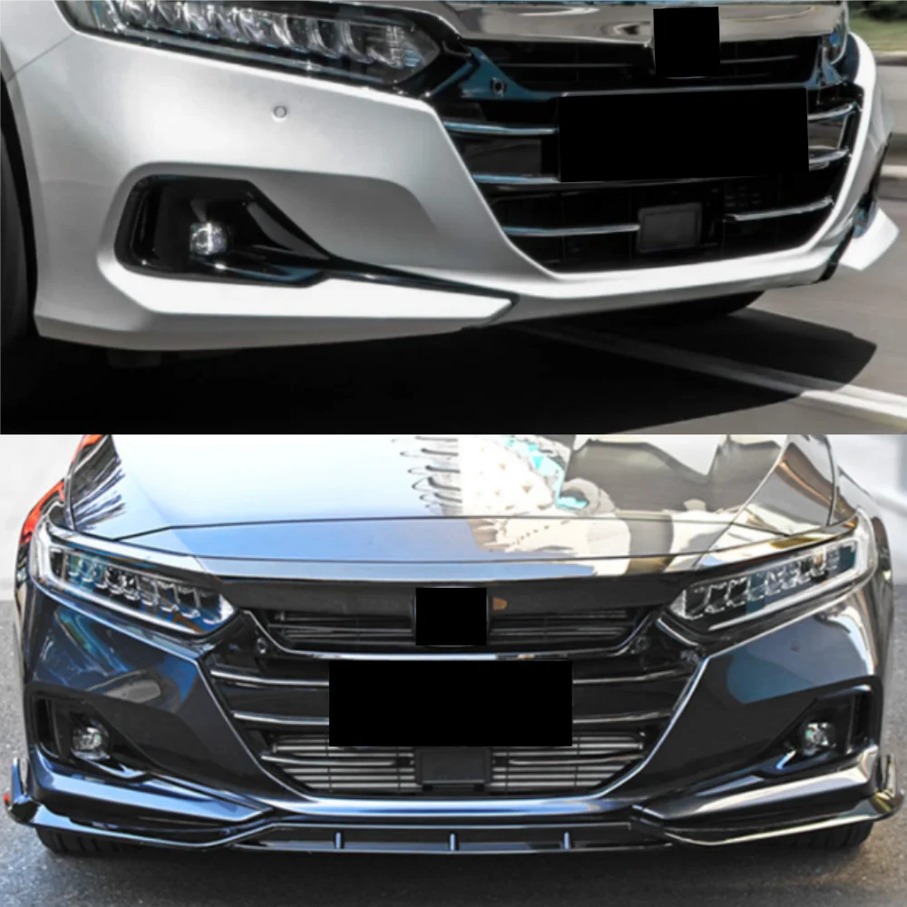 Front Bumper Lip Spoiler Splitter Front Bumper Lip Car Spoiler For Honda Accord 10.5th 2022