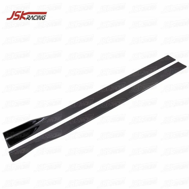 

Jsk Style Carbon Fiber Skirts Underboard For 2013-2015 Porsche Cayman 981 Side Bumper Splitter Lip Body Kit