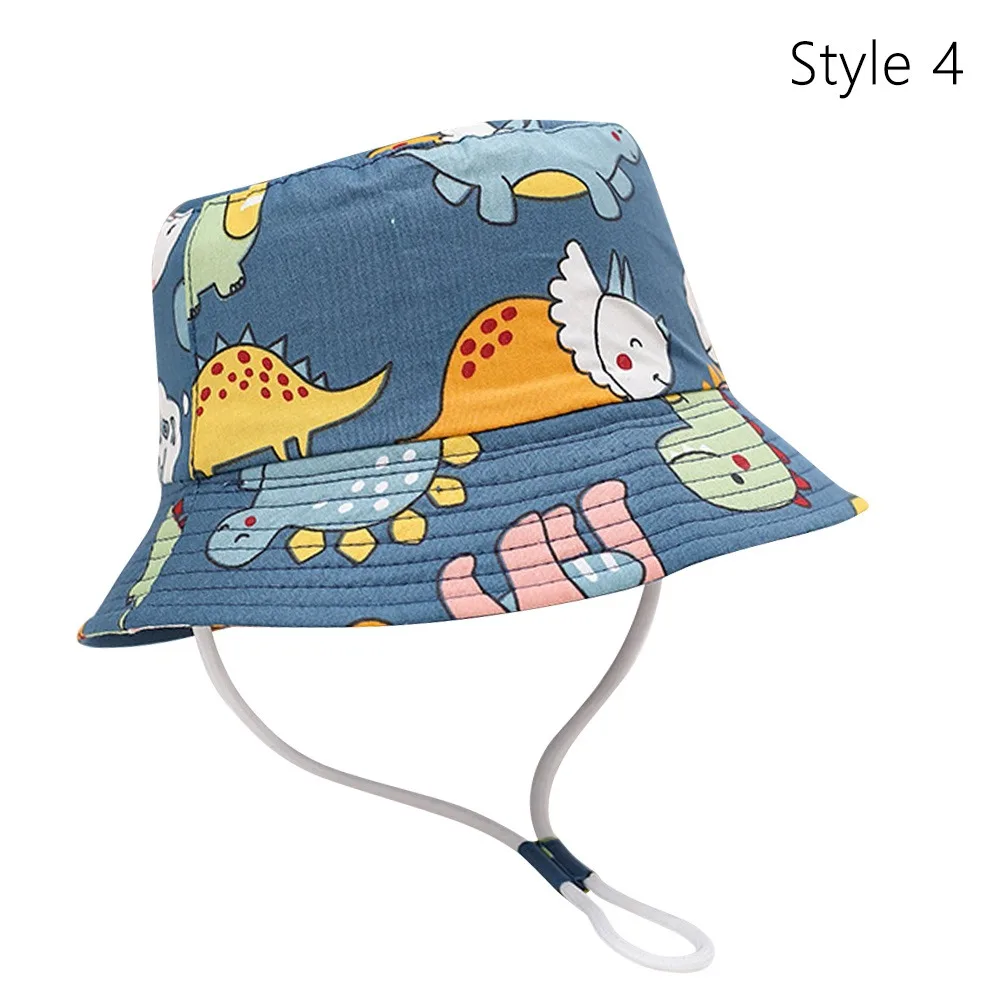 

New Cotton Polyester Baby Hats Sun Shading UV Protection Fisherman Hat Breathable Quick-Dry Baby Sun Hat Boys & Girls