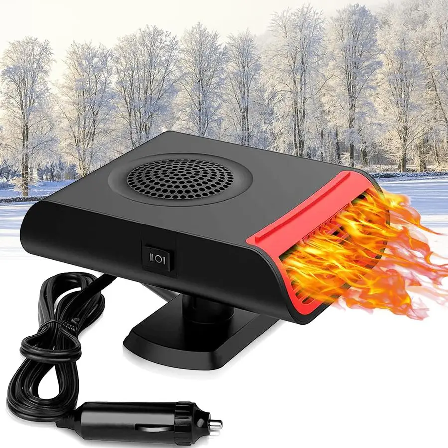 Обогреватель, обогреватель автомобиля, размораживатель с подогревом и охлаждением 2 в 1, противотуманная вилка в прикуривателе для автомобиля, размораживатель лобового стекла Fast De