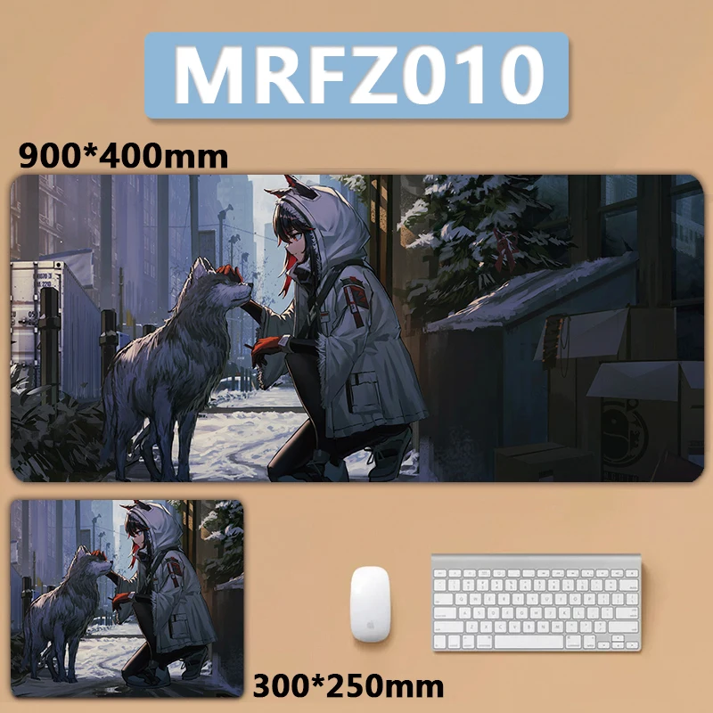 Arknights Amiya Chen Nian Dusk Ling Skadi Texas XXL Large Mousepad Keyboard Pad Mouse Pad