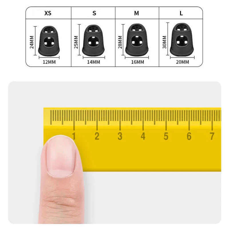 1PCS Suntan Black Finger Cover Anti Uv Led Lamp Radiation Protection Gloves Nail Art Equipment Tool