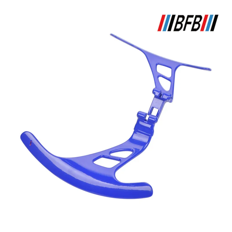 

For Nissan R35 GTR CBA DBA Real Carbon Fiber Models From Replace with Extended Blue Shiny Shift Paddles 2008 - 2016 Accessories