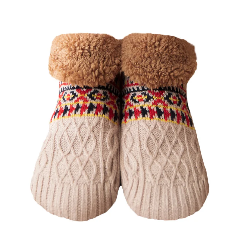 Fall Winter Floor Socks Home Warm Women Men Socks Snow Socks Sleep Carpet Socks Slippers Socks Men Non-slip Yoga Socks 2024