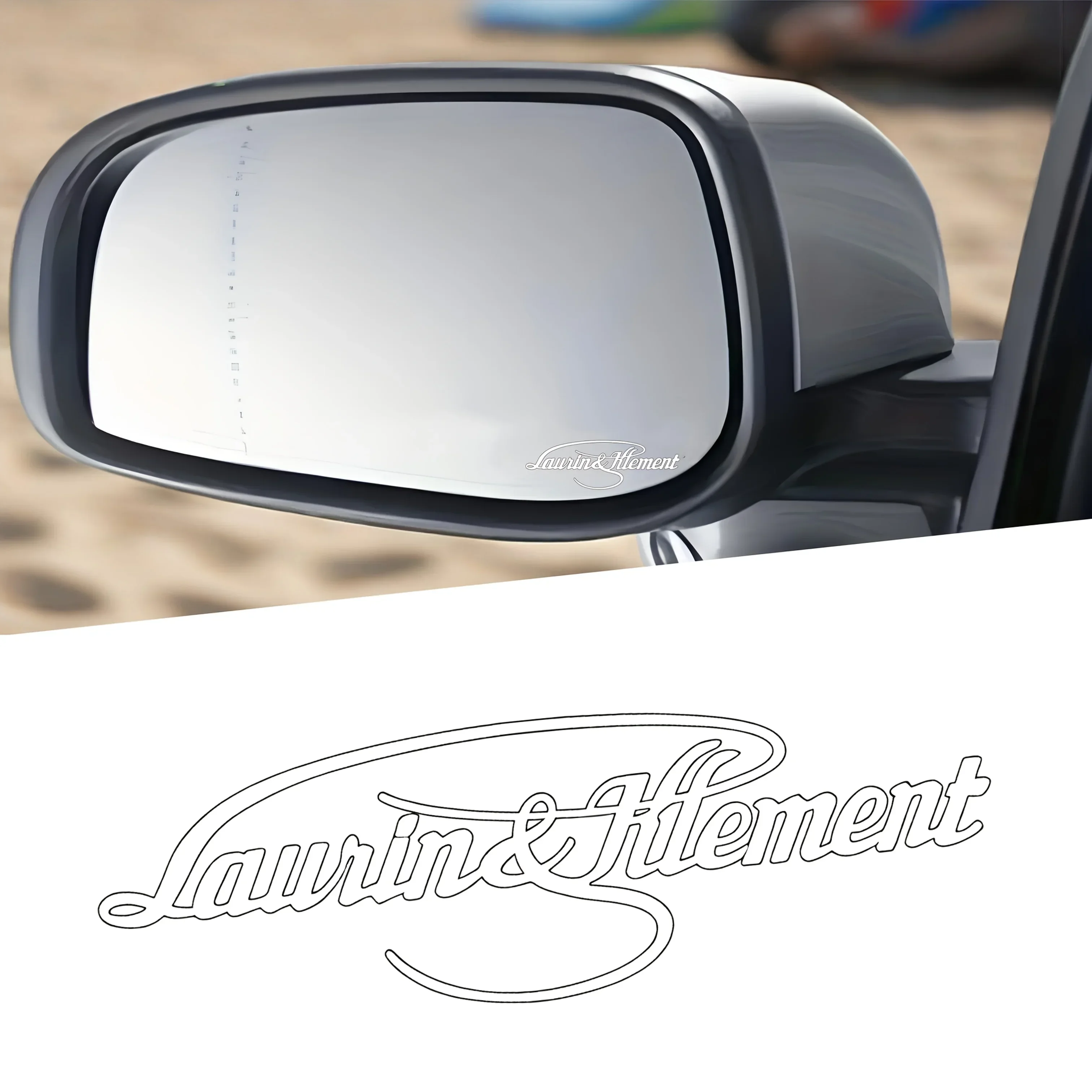 

4PCS/SET Laurin & Klement Car Sticker, Premium Auto Decal for Škoda Fans, Stylish Window Decor, Hot - Selling Retro Emblem
