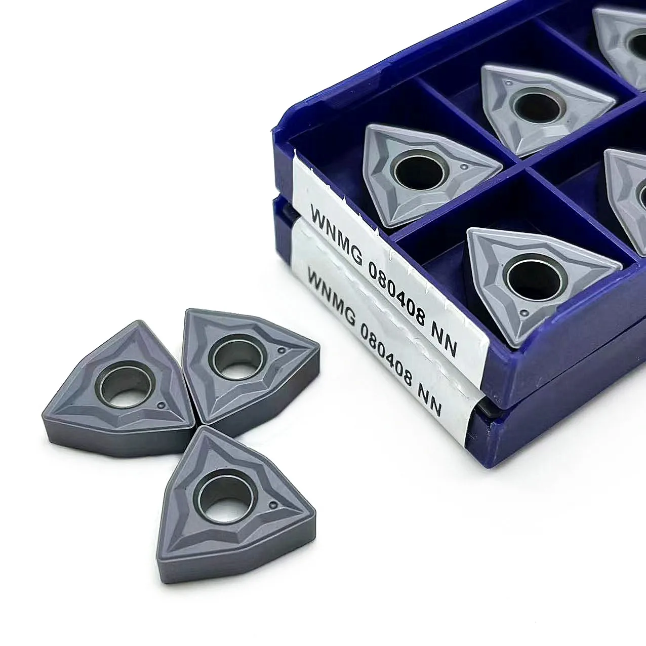 10PCS WNMG080408 NN LT10 PVD Carbide Insere ferramenta de torneamento externo inserir alta qualidade Ferramentas De Corte WNMG080404 NN LT10