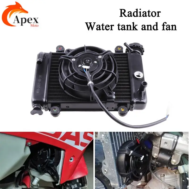 

Motorcycle Radiator Cooling Cooler 5" Electric Fan For China 150cc 200cc 250cc 4x4 ATV UTV Buggy Quad Bike Parts
