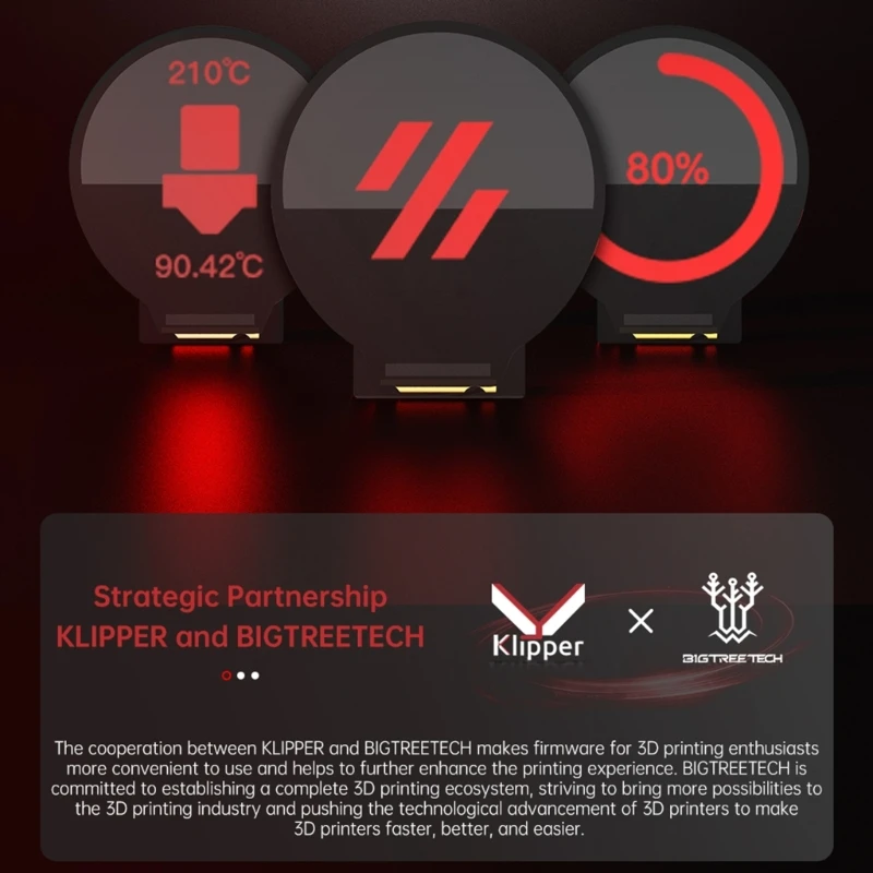 Замена ЖК-экрана BIGTREETECH KNOMI V1.0 с открытым исходным кодом для Klipper, Прямая поставка