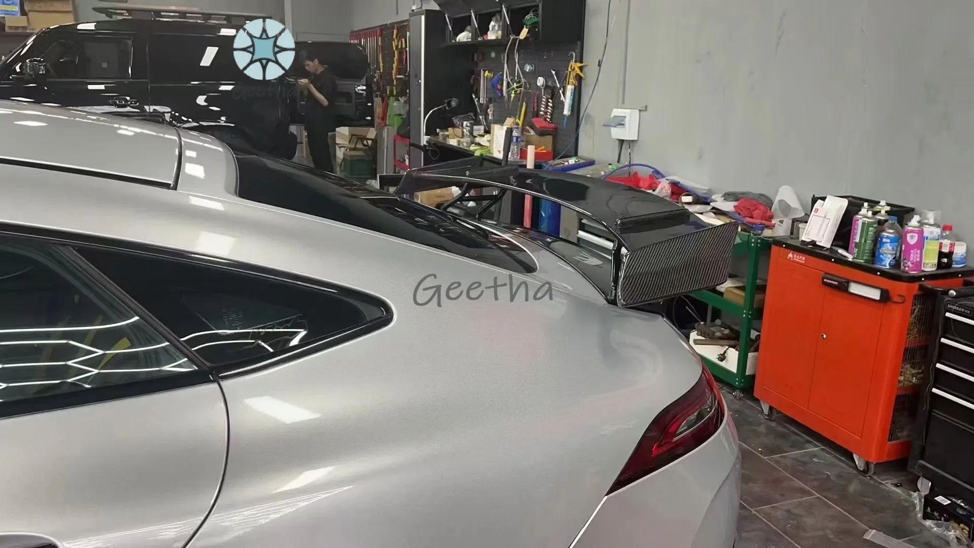 

For for Mercedes-Benz AMG GT50 GT63 New RT900-Style Carbon Fiber Spoiler Wing Upgraded AMG GT50 GT63 Carbon Fiber Spoiler