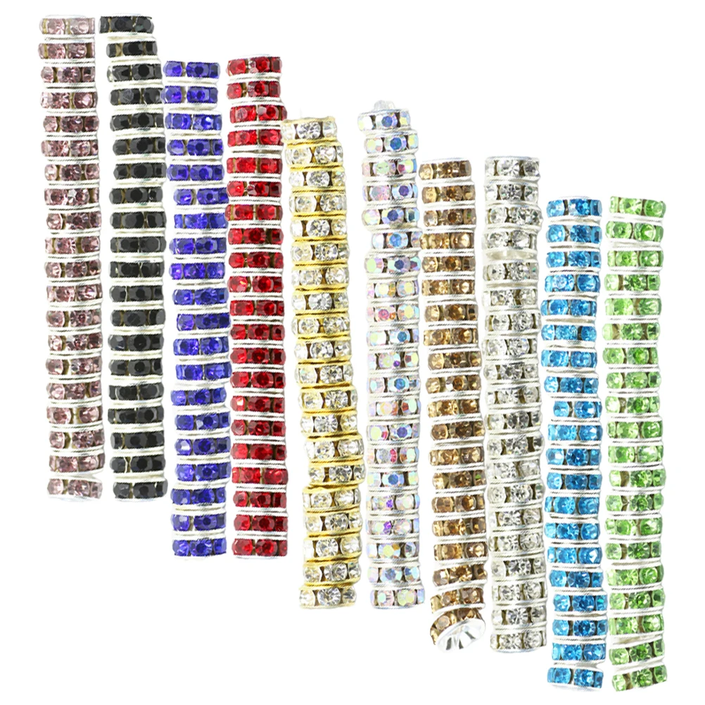 

200 Pcs Colorful Beaded Ornaments Spacer Beads for Bracelet Making Spacers Bracelets Jewelry Crafts Charms Bulk