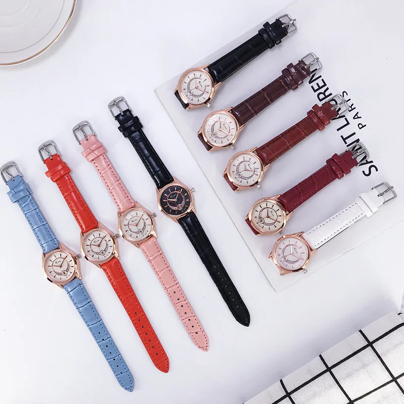 Watch Women Casual Ladies Watches Top Brand Luxury Woman Watch Leather Waterproof Simple Dress Quartz Wristwatch Female Clocks