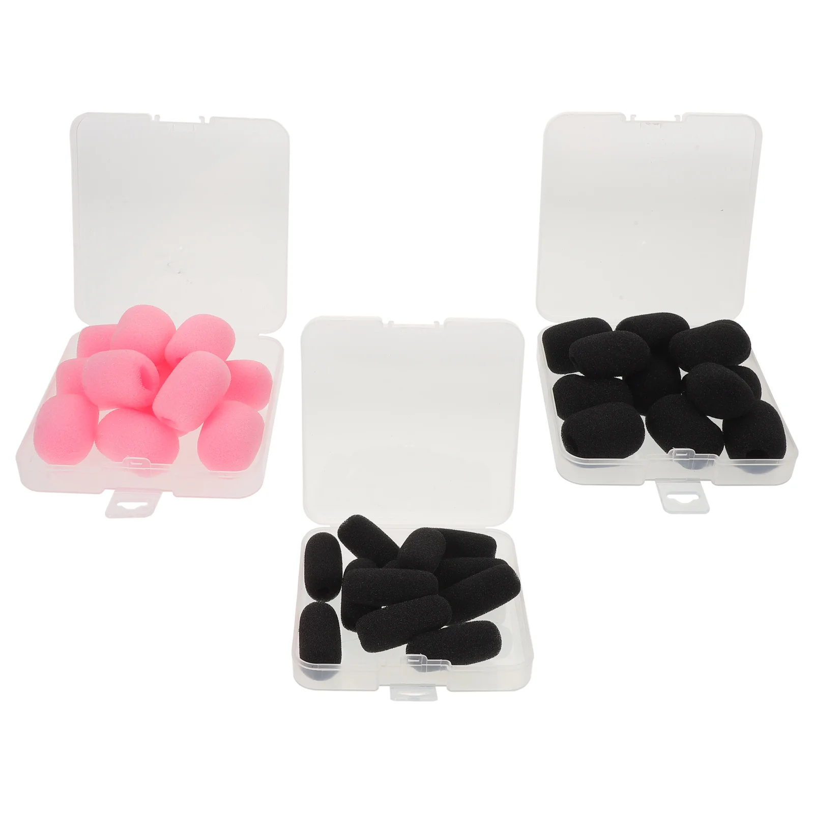 

36 Pcs Microphone Cover Headset Lapel Shield Sponge Foam Mini Covers for Microphones
