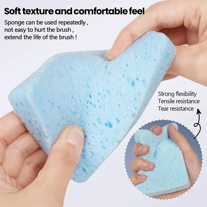 1 قطعة صندوق رسم بالألوان المائية الإسفنج سوبر ماصة الإسفنج لوازم الفن فرشاة الرسم تنظيف الإسفنج #3