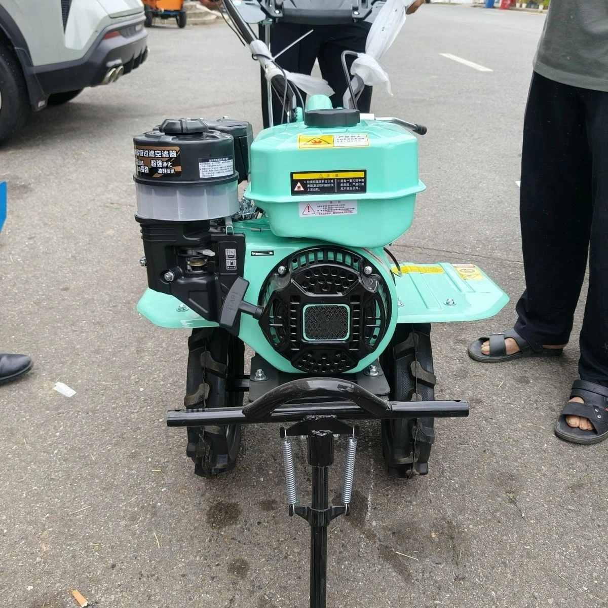 Agricultural Machinery 4WD Multi-Functional Small Electric Micro Tiller 5.5HP 170F Gaso line Cultivator With Blades
