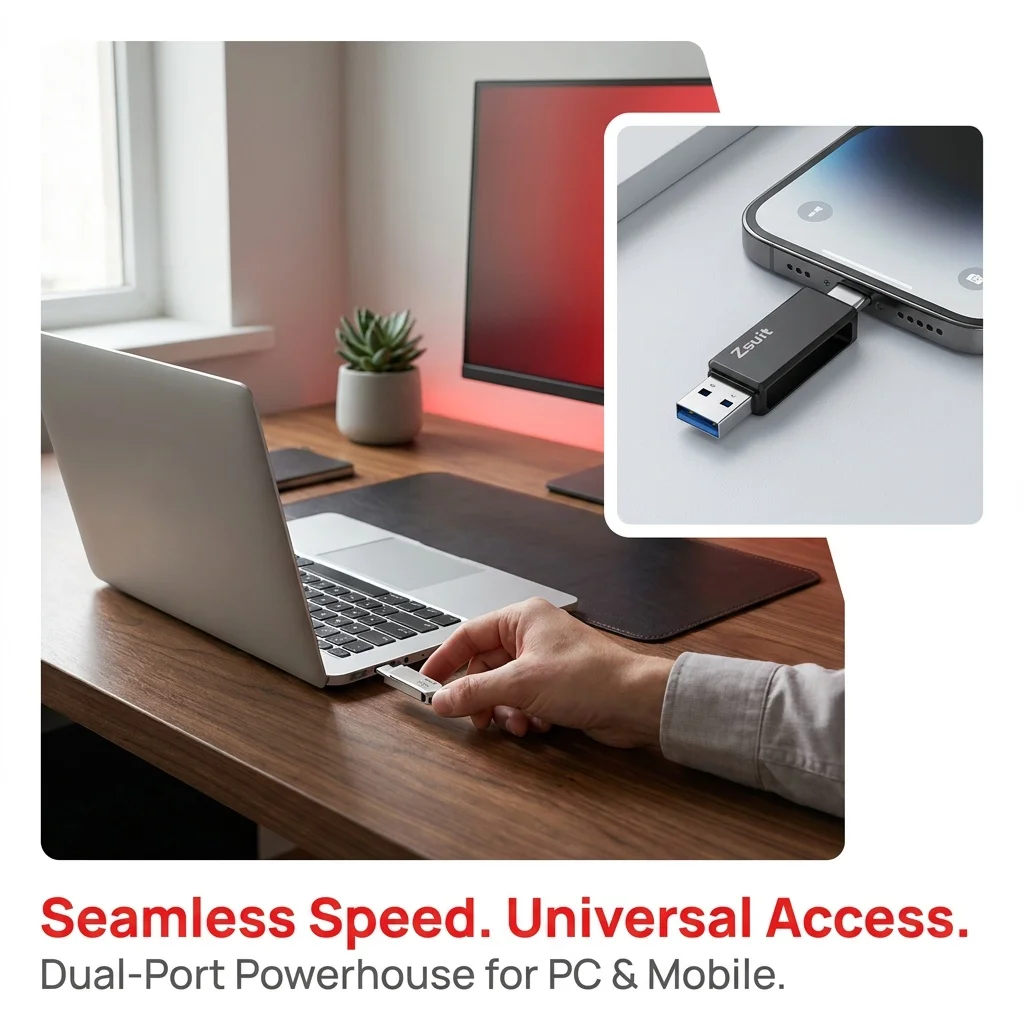 High-speed 3.0u Disk Typec Dual-interface Mobile Phone Computer Dual-purpose Large-capacity Dual-head USB Flash Drive