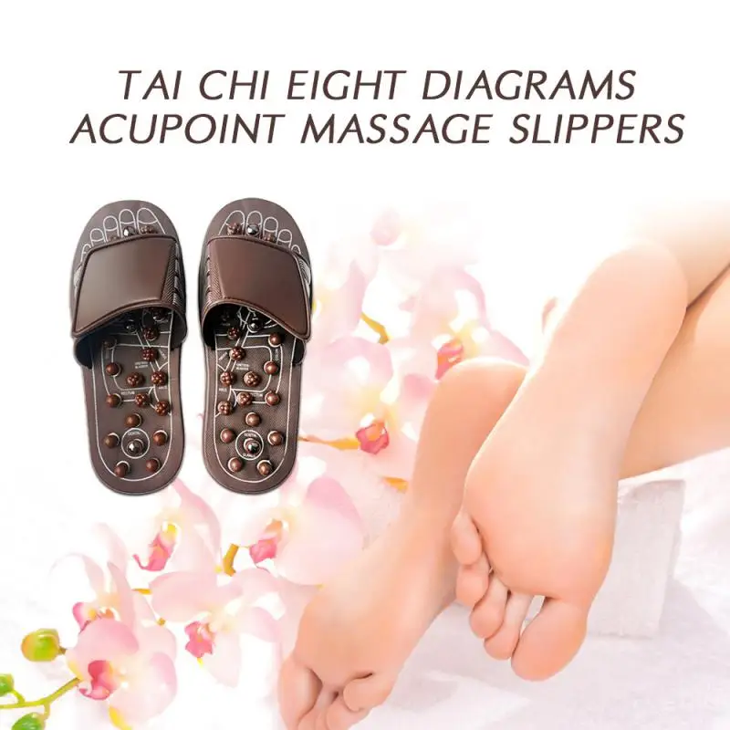 Foot Massage Slippers Acupuncture Therapy Massager Shoes For Foot Acupoint Activating Reflexology Feet Care Massageador Sandal