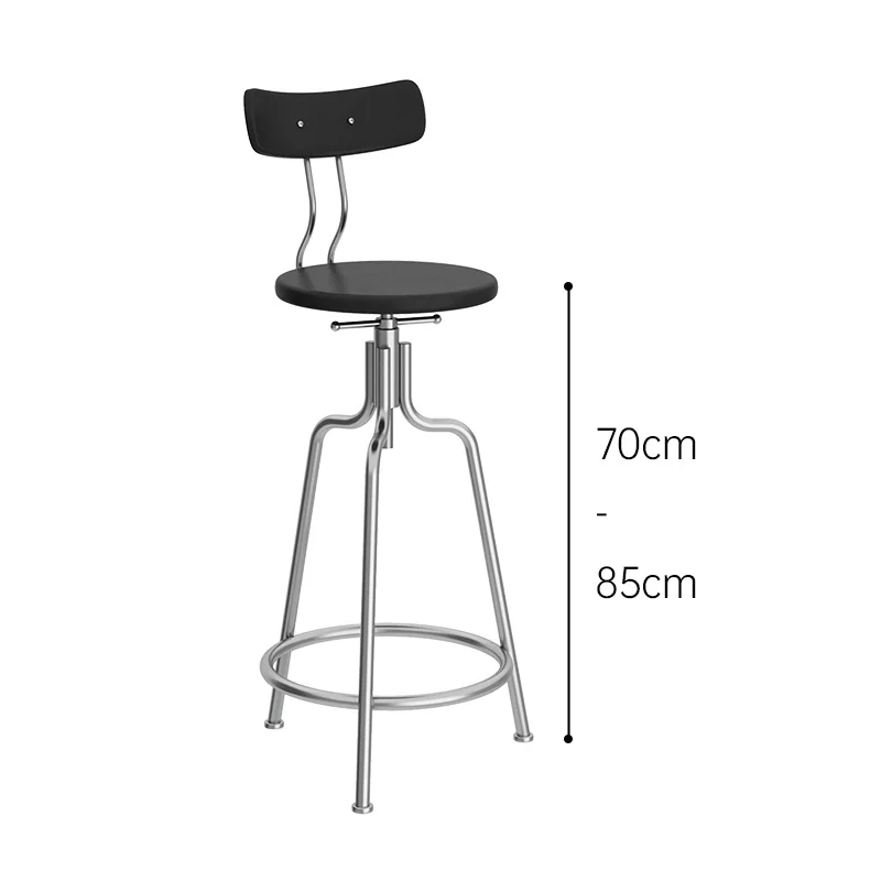 

Stools Vanity Italian Sturdy Ultralight Ergonomic Bar Industrial Bar Stools American Party Ergonomic Metal Cadeira Furniture