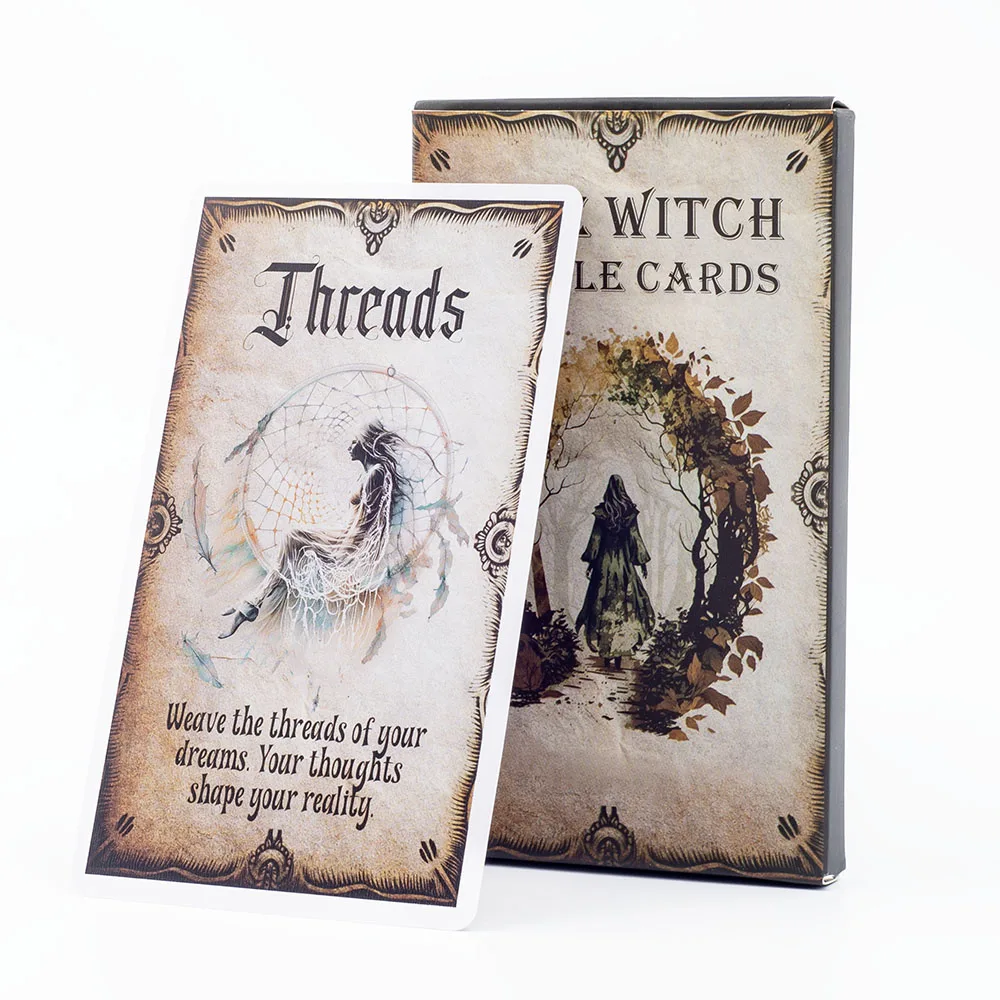 Wise Witch Oracle Cards A 20-Card Deck for Fortune Telling and Divination 12x7cm Perfect Board Game for Family Party Fun