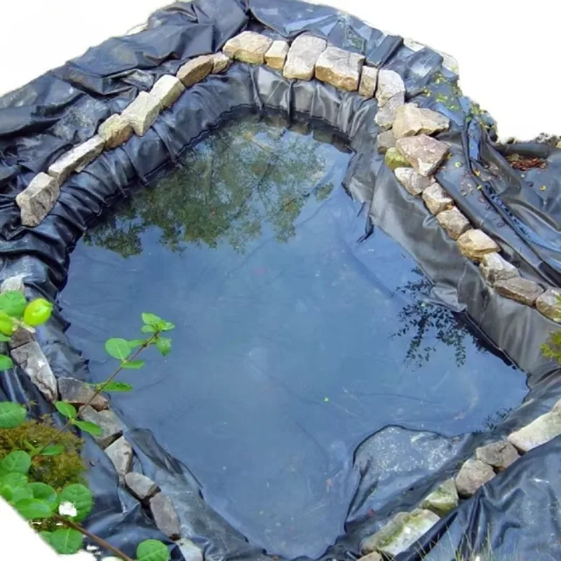 HDPE Geomembrane Liner Custom Roll Width Length Thickness for Pond Canal Reservoir Landfill and Mining Applications