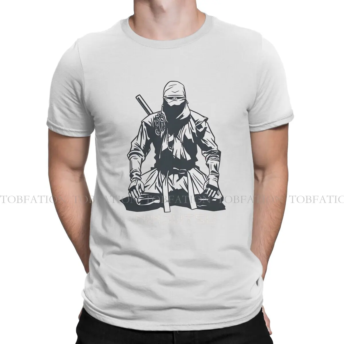 Ninja Ninjutsu 100% Cotton TShirts Ninja Japanese Ninjutsu Assassin Personalize Men's T Shirt Funny Clothing Size S-6XL