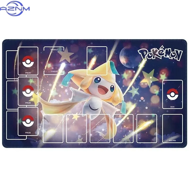 Anime Pokemon GAME PTCG Dedicated Card Playmat Battle Against Pikachu Jirachi Lunala Solgaleo Collection Gifts Toys