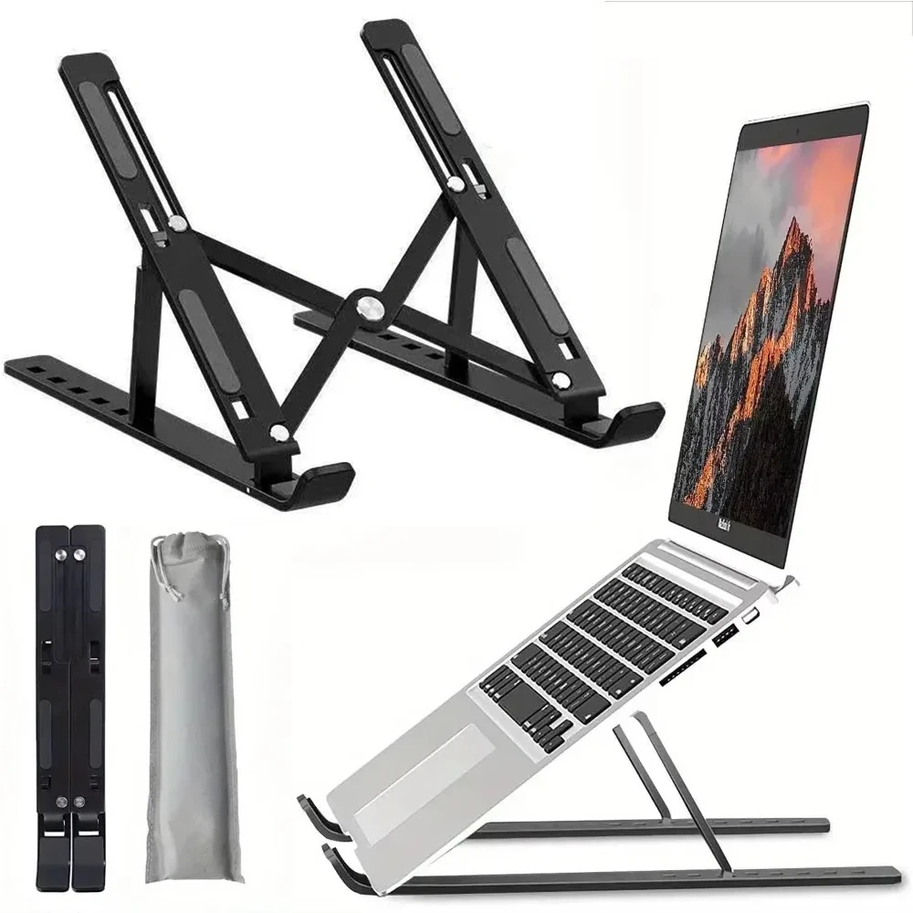 Portable Laptop Stand Aluminum Notebook Docking Station Computer Bracket for Macbook Computer Accessories Foldable Laptop Holder
