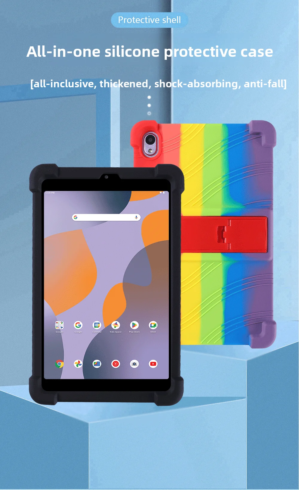 Stoßfeste TPU-Hülle für onn.8 Tablet 2024 100135923, Flexibler Stoßfänger mit Ständer, Mehrere Farben – Detail 2