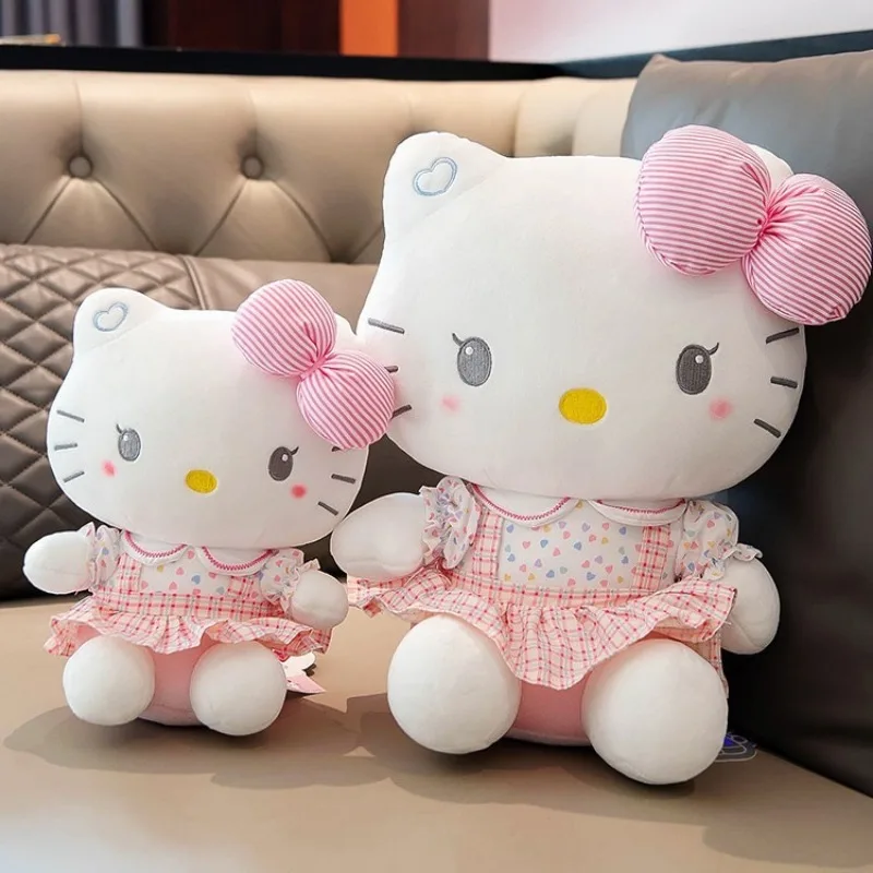 Sanrio Hello Kitty Anime Hello Kitty Stuffed Toys Plushier Soft Pillow Birthday Gifts For Girls Kawaii Hello Kitty Plush Dolls image 4