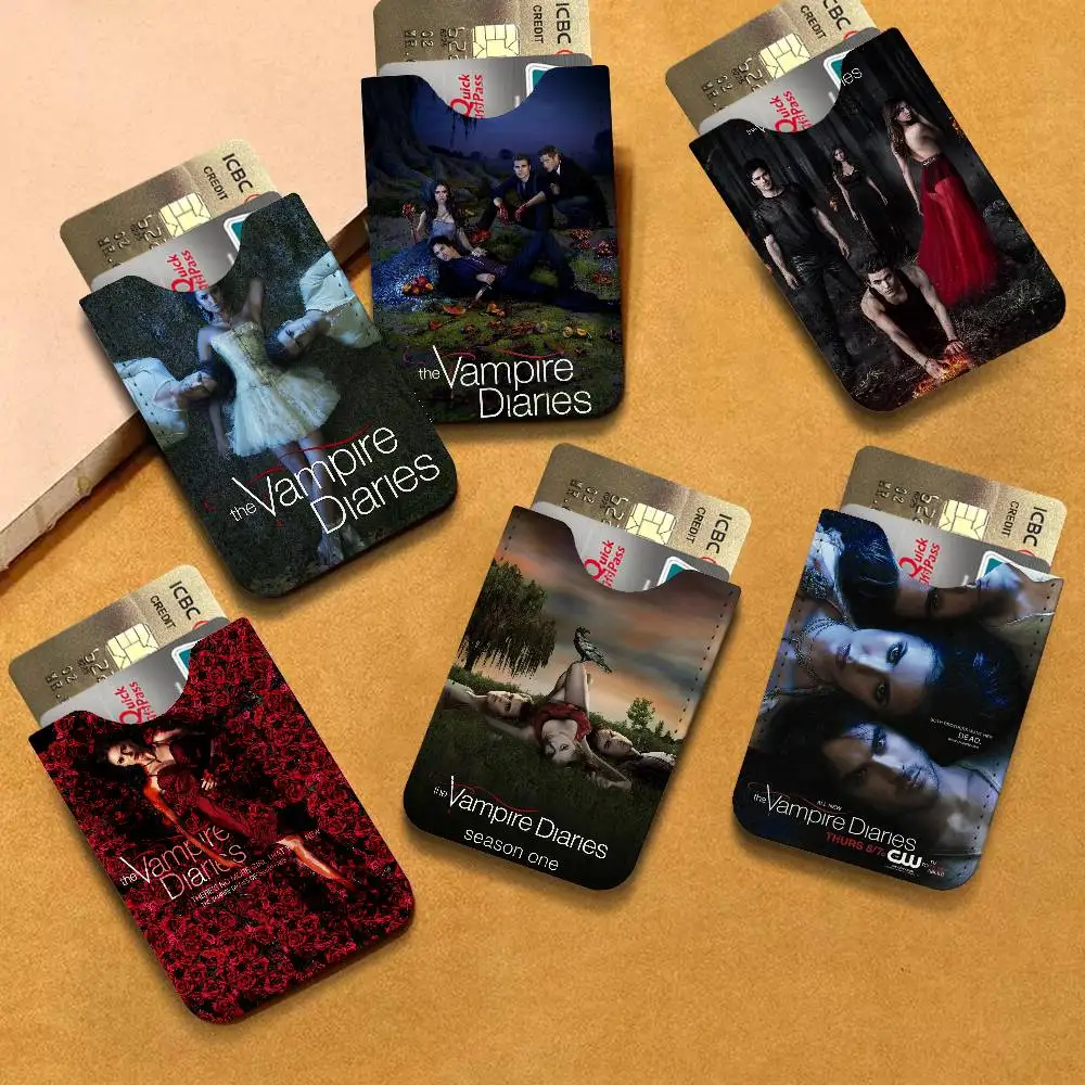 Classic Movie The Vampire Diaries Creative Printed with Leather Protective Case Business Portable Letter Pattern Leather