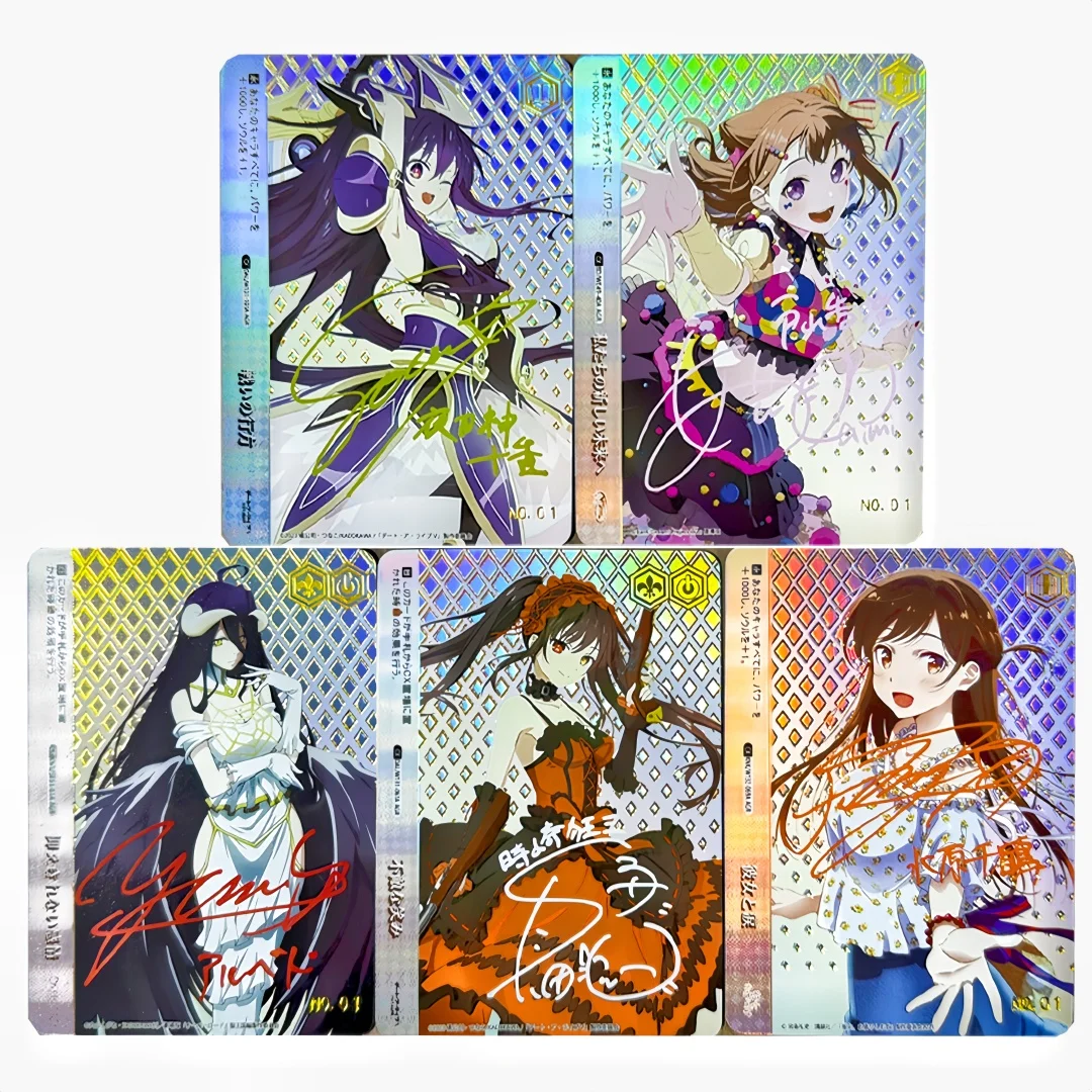 

Коллекционная голографическая карта DIY DATE A LIVE с Токисаки Куруми, Агасавой Чизурой, Альбедо. Аниме-игра, игрушка, подарок.