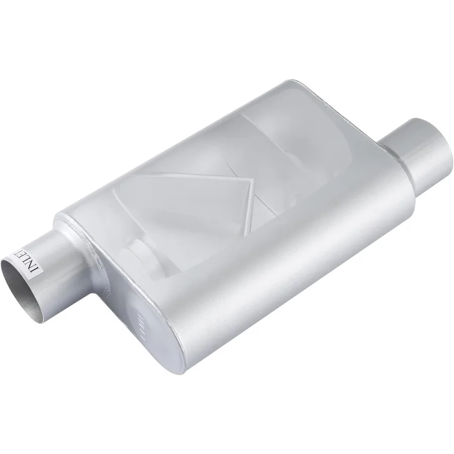 

Universal Exhaust Muffler with Aggressive Sound Anticorrosive Muffler Chamber Performance Mufflers for Cars Trucks 2.5 inch off