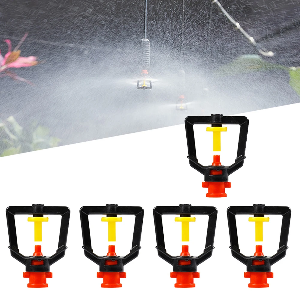 Adjustable Flow Rate Garden Irrigation System Garden Watering Adjustable Flow Irrigation Irrigation 5pcs Set Easy Installation