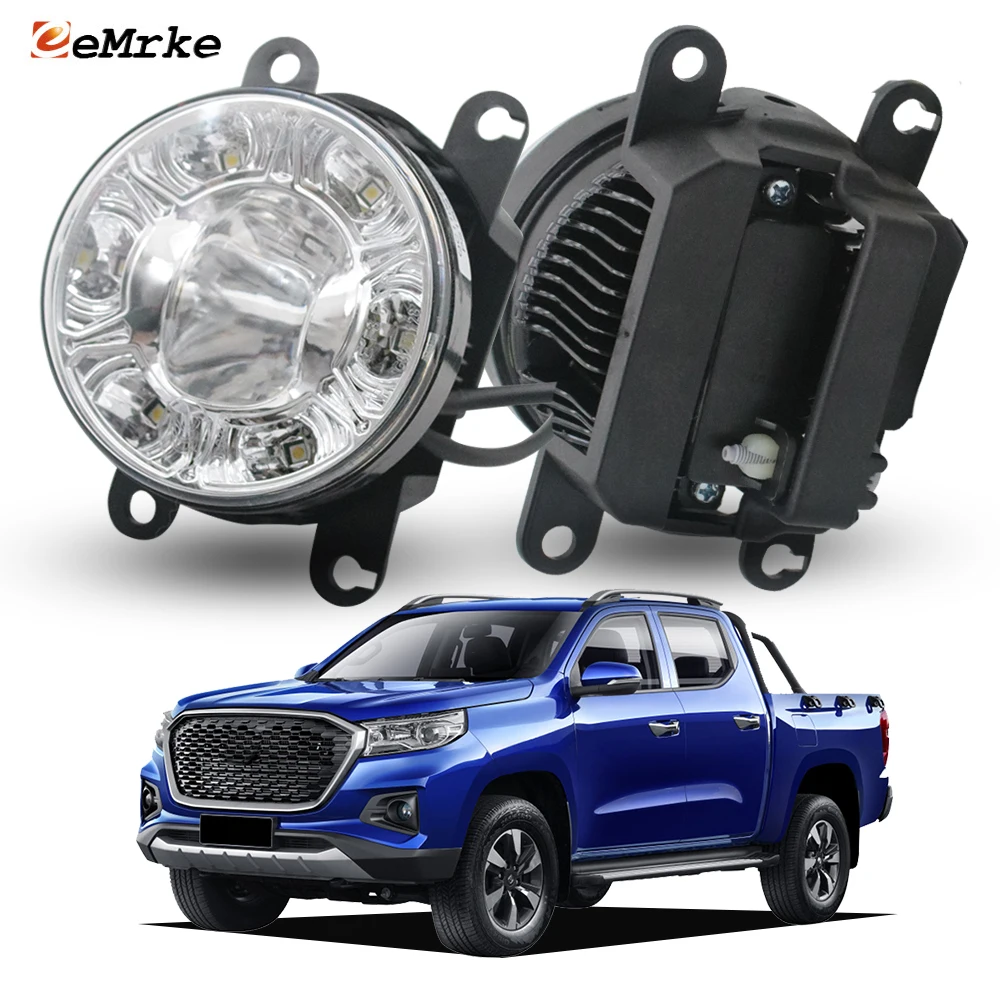 

Upgrade Led Fog Light PTF with Lens 6 Point DRL Lamp Easy Replacement for Changan Hunter Kaicene F70 2020 2021 2022 2023 2024