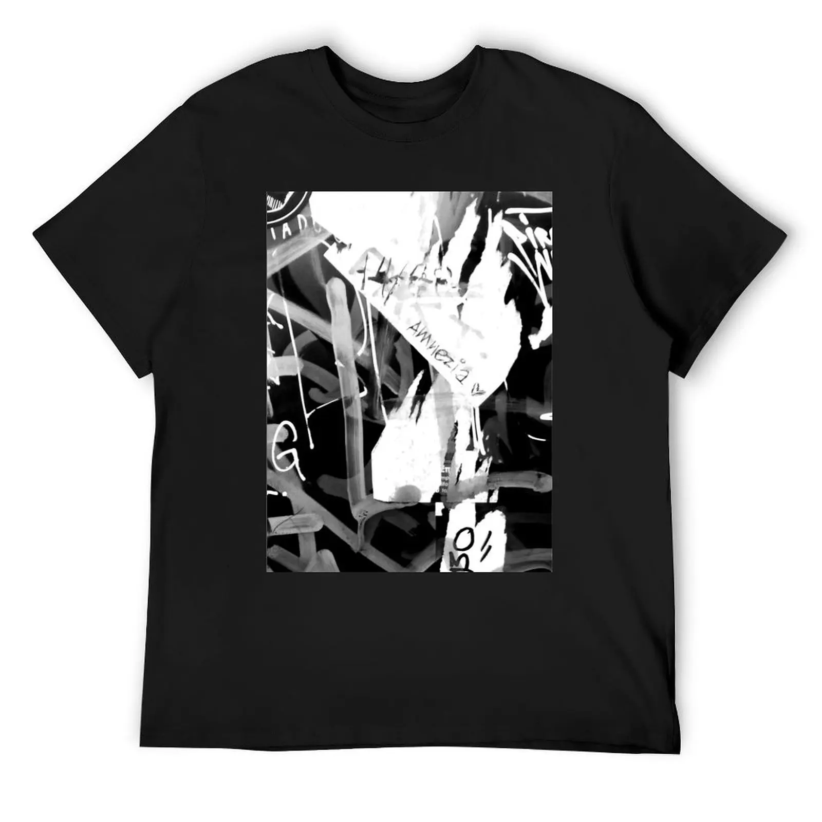 

Punk goth style wall photo I took in a bar. Abstract photo manipulation T-Shirt aesthetic clothes t shirts for men cotton