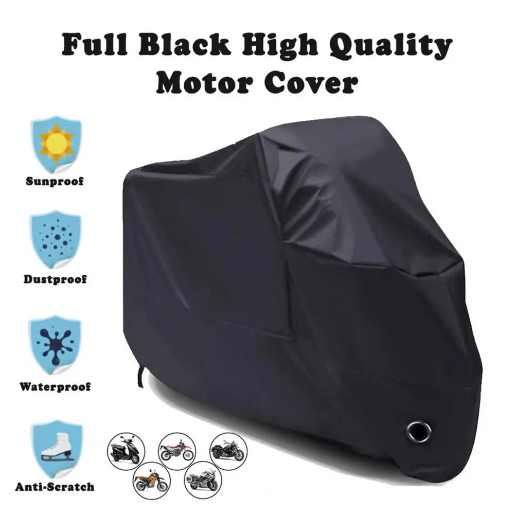 Motorcycle Rain Cover Waterproof Motorbike Bicycle Rain Cover Set with Storage Bag Extra-large Foldable for Road for Bikes