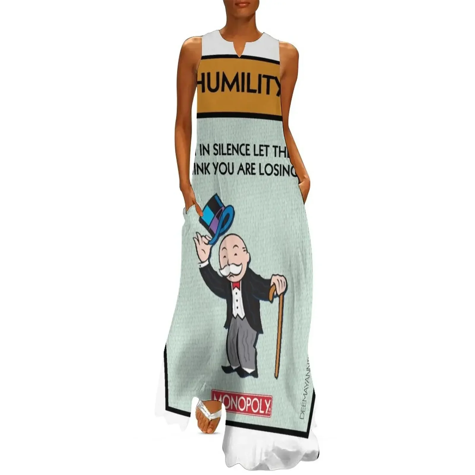 

Monopoly - Humility - Win in Silence Long Dress summer dress dress women summer summer for women 2025